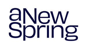 ANewspring spring event logo with vibrant colors and modern design.